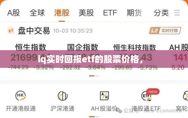 iq实时回报etf的股票价格， 