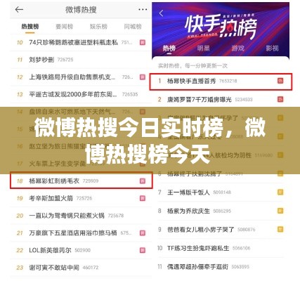 微博热搜今日实时榜，微博热搜榜今天 