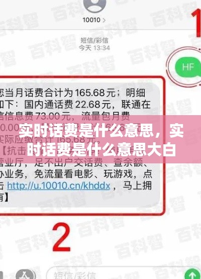 实时话费是什么意思，实时话费是什么意思大白话 