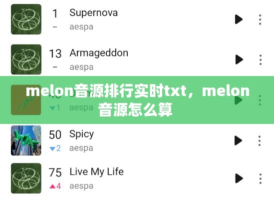 melon音源排行实时txt，melon音源怎么算 