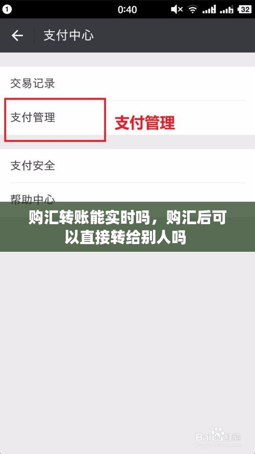 购汇转账能实时吗，购汇后可以直接转给别人吗 