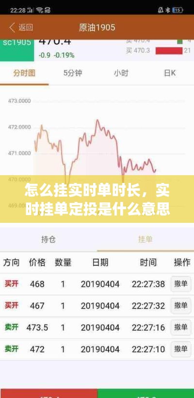 怎么挂实时单时长，实时挂单定投是什么意思 