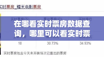 在哪看实时票房数据查询，哪里可以看实时票房数据 