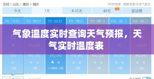 气象温度实时查询天气预报，天气实时温度表 