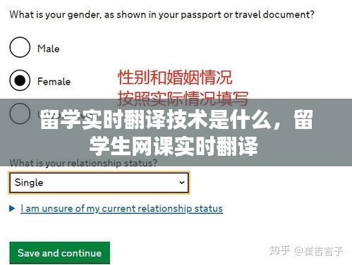 留学实时翻译技术是什么，留学生网课实时翻译 