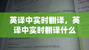 英译中实时翻译，英译中实时翻译什么意思 