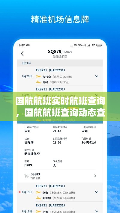 国航航班实时航班查询，国航航班查询动态查询 