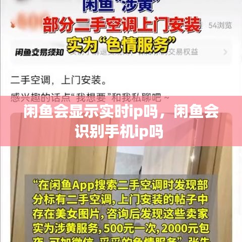 闲鱼会显示实时ip吗，闲鱼会识别手机ip吗 