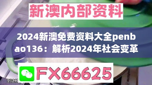 2024新澳免费资料大全penbao136：解析2024年社会变革对个人生活的影响与机遇