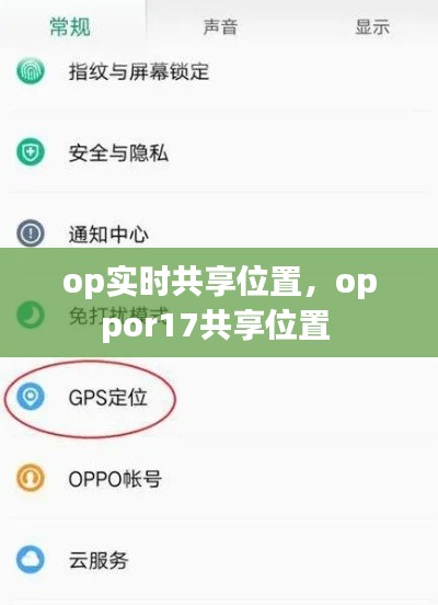 op实时共享位置，oppor17共享位置 