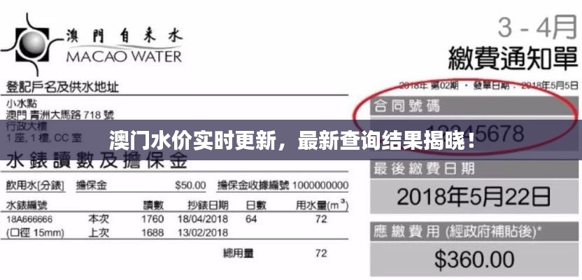 澳门水价实时更新，最新查询结果揭晓！
