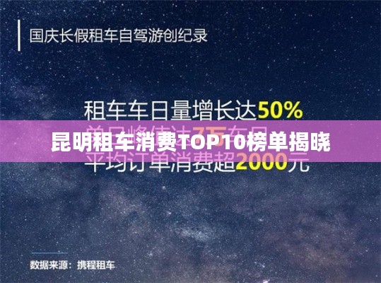 昆明租车消费TOP10榜单揭晓