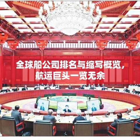 全球船公司排名与缩写概览，航运巨头一览无余