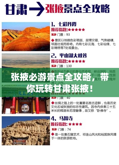 张掖必游景点全攻略，带你玩转甘肃张掖！