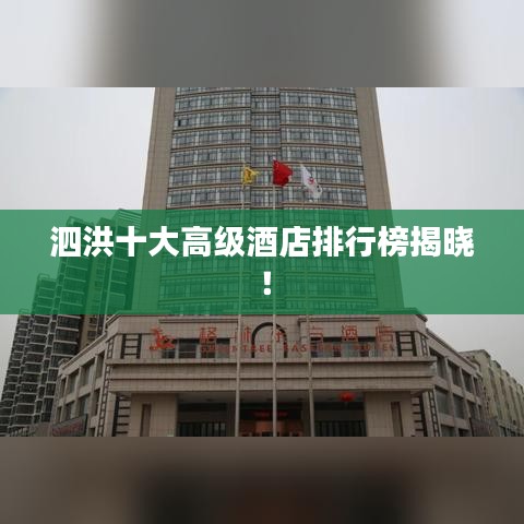 泗洪十大高级酒店排行榜揭晓！