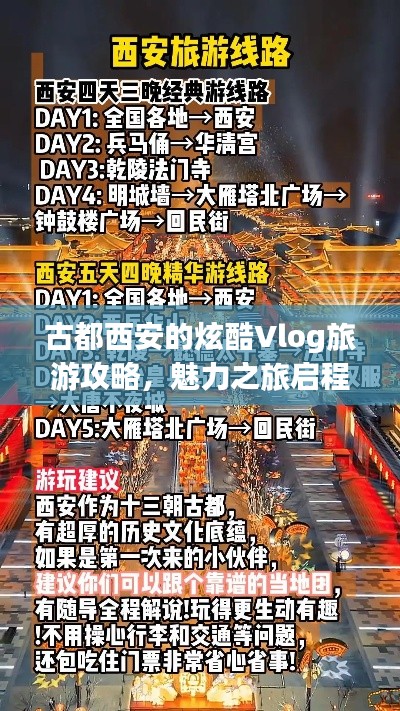 古都西安的炫酷Vlog旅游攻略，魅力之旅启程！