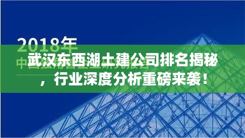 武汉东西湖土建公司排名揭秘，行业深度分析重磅来袭！