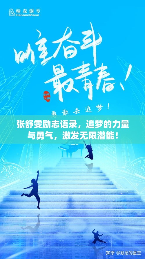 张舒雯励志语录，追梦的力量与勇气，激发无限潜能！