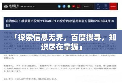 「探索信息无界，百度搜寻，知识尽在掌握」
