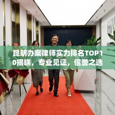 昆明办案律师实力排名TOP10揭晓，专业见证，信誉之选