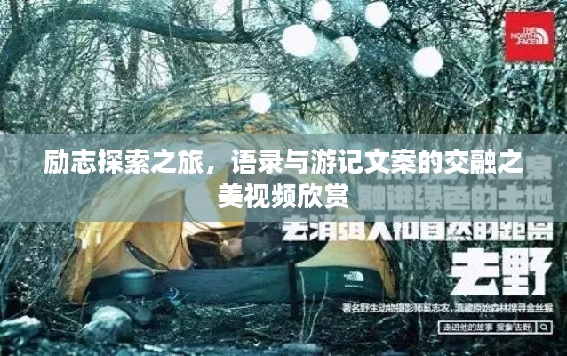 励志探索之旅，语录与游记文案的交融之美视频欣赏