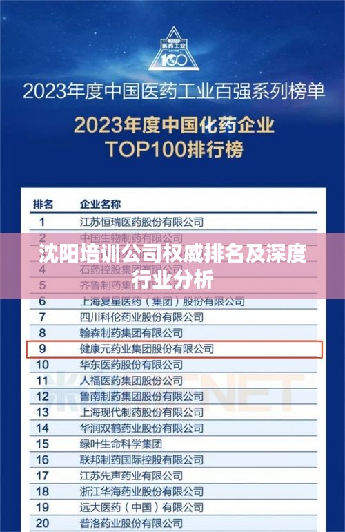 沈阳培训公司权威排名及深度行业分析