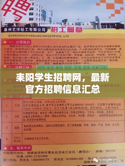 耒阳学生招聘网，最新官方招聘信息汇总