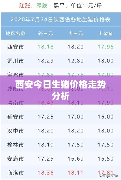西安今日生猪价格走势分析