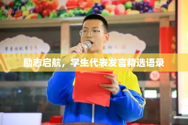 励志启航，学生代表发言精选语录
