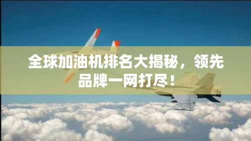 全球加油机排名大揭秘，领先品牌一网打尽！