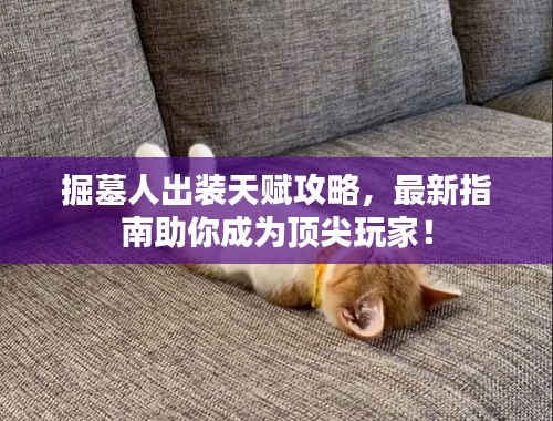 掘墓人出装天赋攻略，最新指南助你成为顶尖玩家！